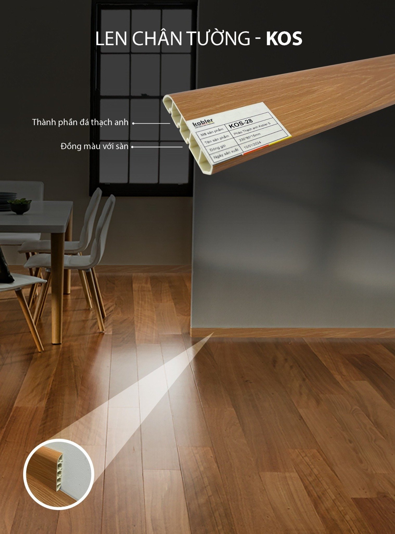 Phụ kiện len nẹp đồng màu